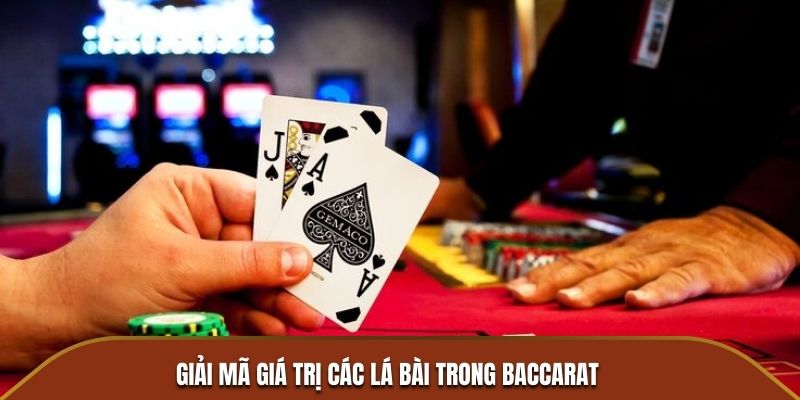 Phân tích giá trị của các lá bài trong Baccarat.