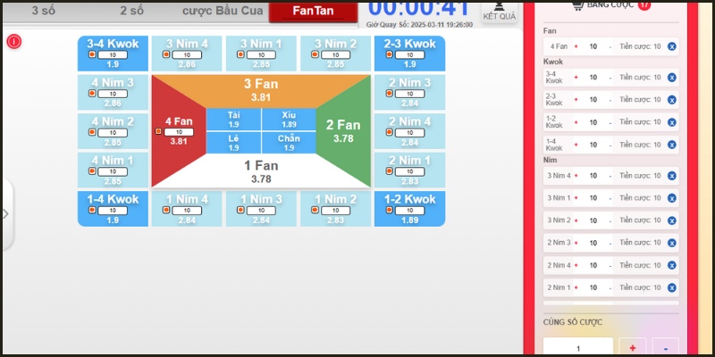 Fantan có luật lệ vô cùng thú vị.